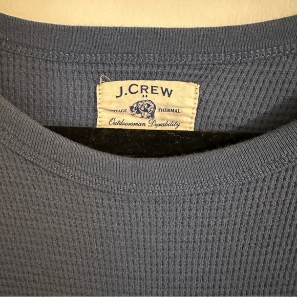 J.Crew Vintage Thermal Mens L Cotton - Picture 8 of 8